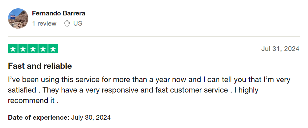 customer review