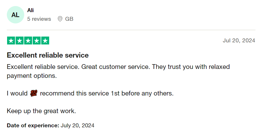 customer review