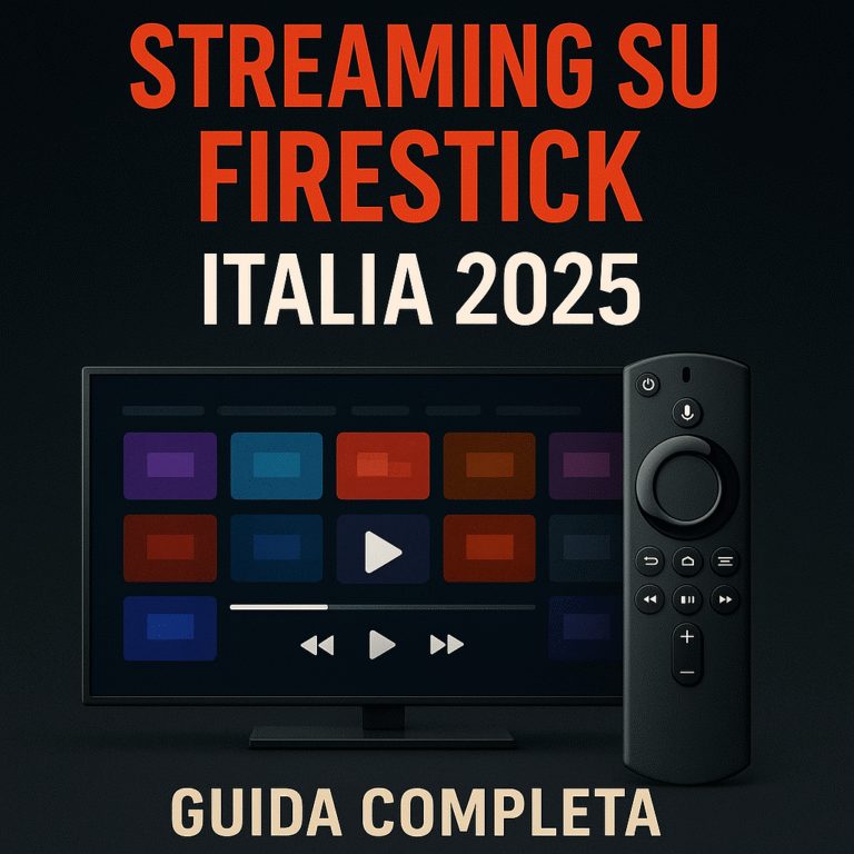 IPTV su Firestick Italia 2025 guida completa per configurare app IPTV e liste canali su Firestick.