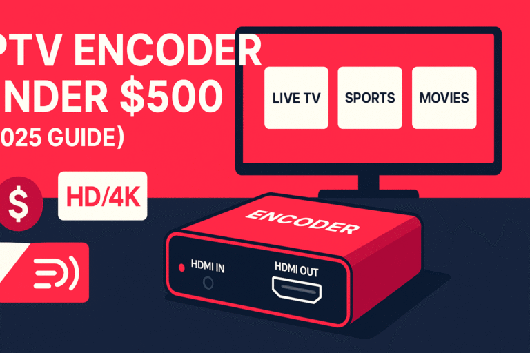 Affordable IPTV encoder under $500 in 2025 with HDMI ports and IPTV streaming setup