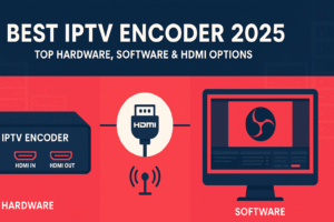 Best IPTV Encoder 2025 hardware vs software comparison with HDMI IPTV modulator
