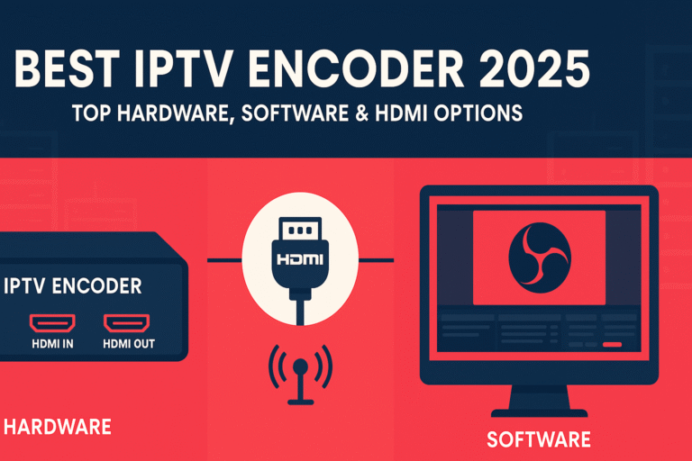 Best IPTV Encoder 2025 hardware vs software comparison with HDMI IPTV modulator