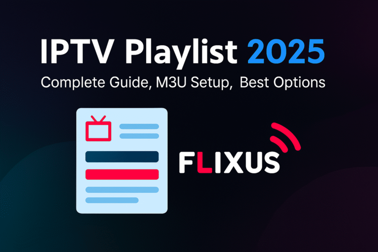 IPTV Playlist 2025 banner – Free and Premium M3U IPTV playlists for Firestick