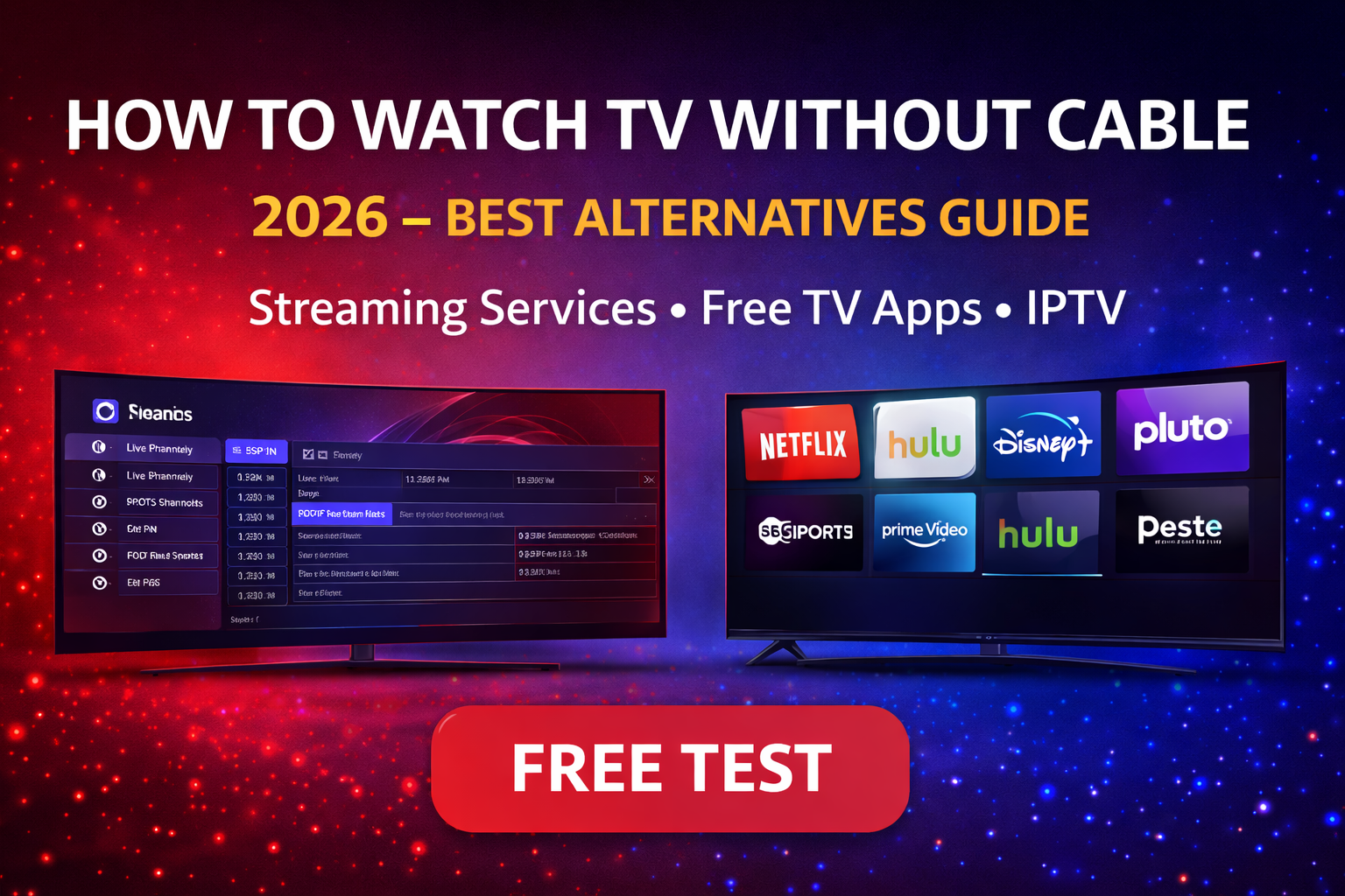 How to Watch TV Without Cable 2026 – Best IPTV Streaming Alternative