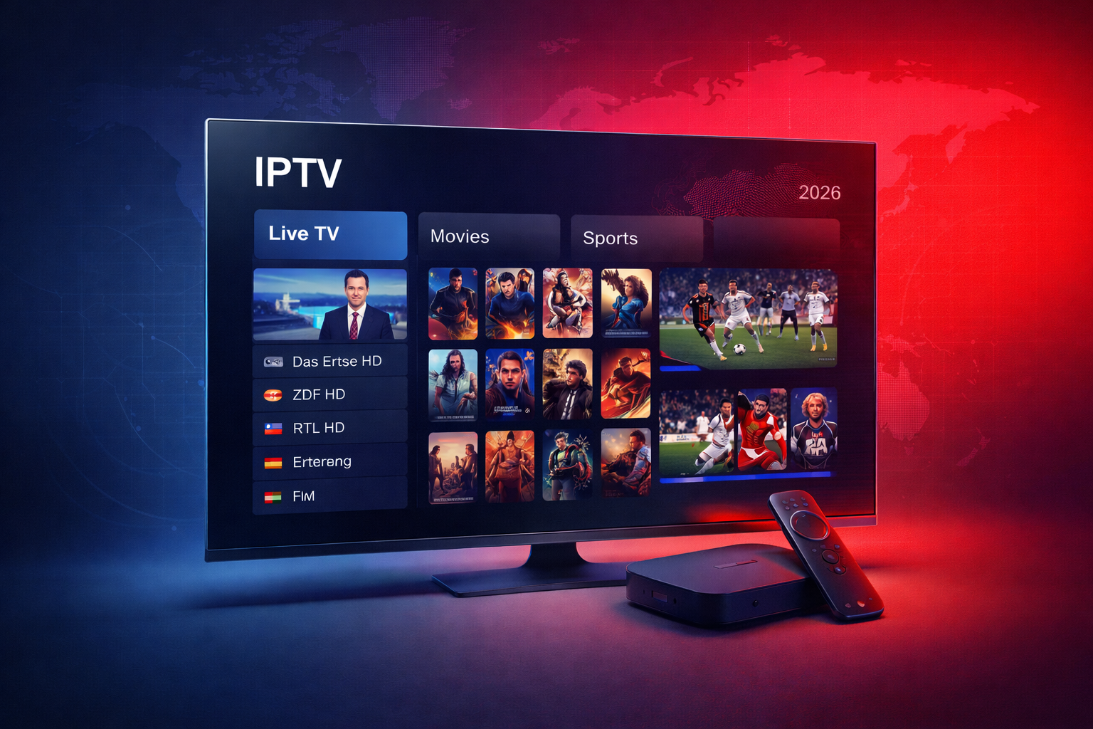 Bester IPTV Anbieter in Deutschland 2026